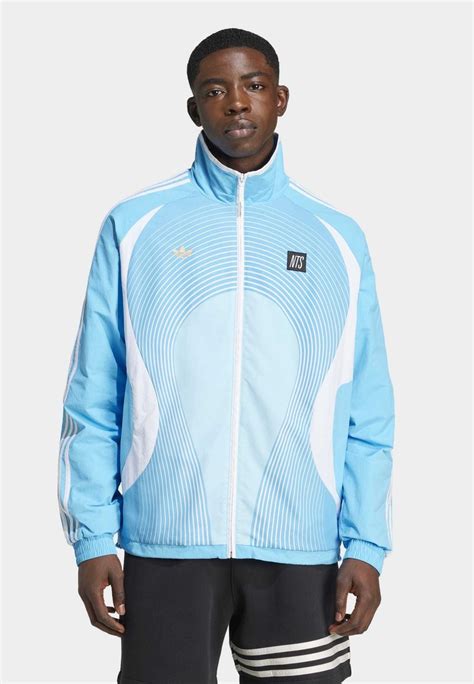 adidas original trainingsvest lichtblauw|adidas Originals TRACK TOP .